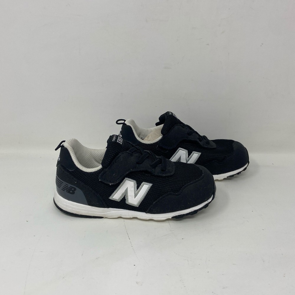 New Balance 515 New-B Hook & Loop Black/White Sneaker 9C