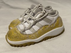 Air Jordan 11 Low Snake Yellow Python (TD) Size 6C