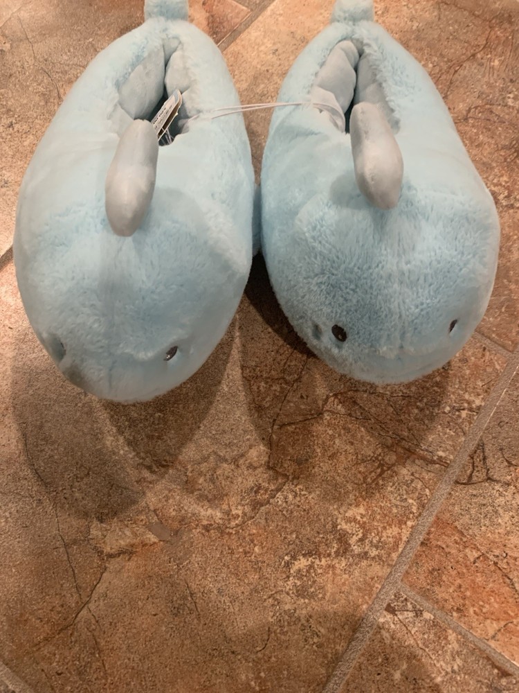 Smoko Adorable Blue Whale Slippers