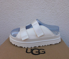 UGG JASMINE GOLDENGLOW SLIDE PLATFORM SANDALS, KIDS US 2/ EUR 33.5 ~NIB