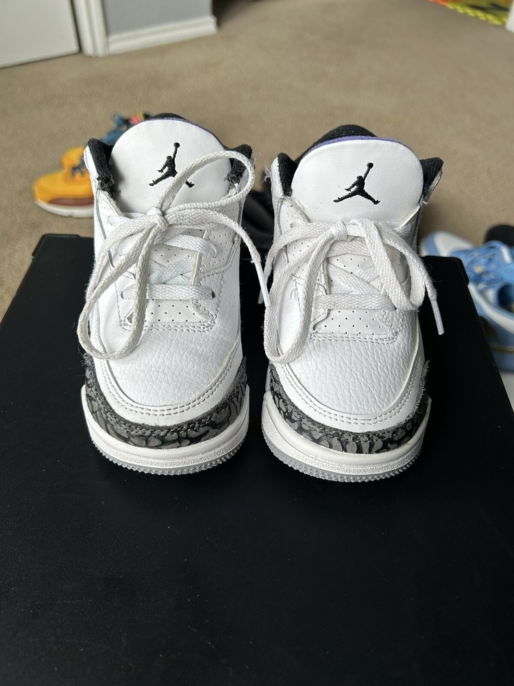 Size 9c (PS) – Jordan 3 Retro Mid Dark Iris (DM0968-105)