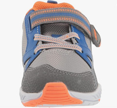 Stride Rite Boys M2P Journey 2 Sneaker, Grey Blue Orange Size 3 Wide US