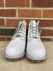 Timberland Junior 6” PREMIUM LT Grey Nubuck TB 0A43B2 Waterproof Boots. SZ:7