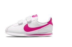 Nike Cortez Basic SL Low White Pink Prime, Size 1Y (PS)