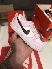 Nike Dunk Low Pink Foam Pink Red White (PS) Brand New Sz 13c Pre School