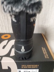 BOGS K ARCATA II DSH BLACK KIDS SIZE 3.0 WATERPROOF COMFORT RANGE -40 F TO 60
