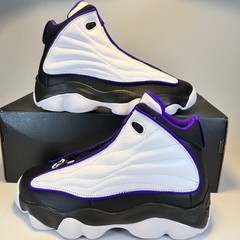 Nike Air Jordan Pro Strong Electro Purple/White Size 5Y fits Woman’s 6.5