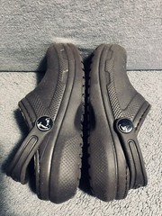 Crocs Classic 203506 Brown Fur Lined Clogs Dual Comfort Child Sz 11C *GR8 Shape*