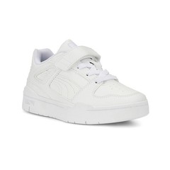 PUMA Slipstream Leather Ac Lace Up Toddler Boys White Sneakers Casual Shoes 387