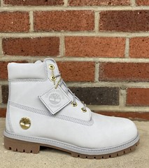 Timberland Junior 6” PREMIUM LT Grey Nubuck TB 0A43B2 Waterproof Boots. SZ:4.5