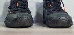 Nike Air Foamposite Pro Mid Sequoia Black Suede (644792-300) Shoes Size 6Y (GS)