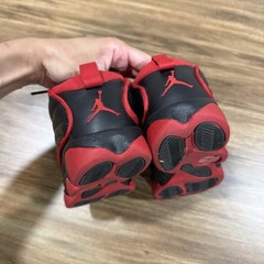 Nike Jordan Pro Strong Black University Red Sneakers DC7909-006 Youth Sz 2Y