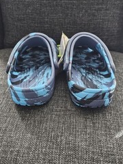 Crocs Classic Blue Marbled Clog K 207464-4HQ Size J5