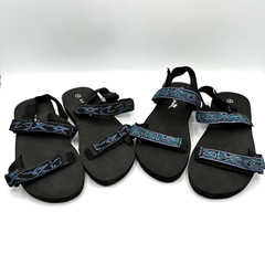 2 Pairs Laguna Outdoor Adjustable Sandals Nylon Straps Big Kids Size 6
