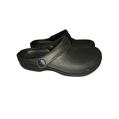 Bobs Size 1 Black Crocs by Skechers Comfort Vacation Travel A