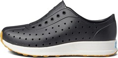 Native Robbie Child Sneaker – Jiffy Black/Shell White/Mash Speckle Rubber 4