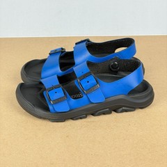Birkenstock Mogami Slingback Sandals Kids Size 1 Narrow Blue Black Adjustable