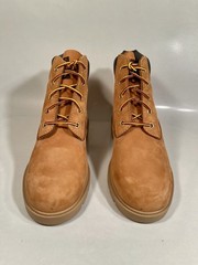 Timberland 6 Inch Classic Boot Wheat, Junior’s Size 5.5, TB0 10960, Waterproof