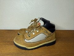 Timberland Big Kids Sz 1 Mid Field Wheat Nubuck Workwear Winter Boots