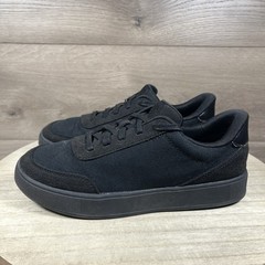 Kizik Prague Black Hands Free Sneakers Canvas Slip On Shoes Kids Size 6Y