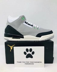 Nike Air Jordan 3 Retro ‚Chlorophyll‘ 398614-006 GS Size 7Y = Women’s 8.5