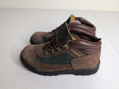 Timberland ‚Beef & Broccoli‘ Boys Size 3 Field Boots Brown-Olive 16737