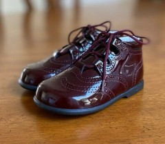Children’s Classics Spanish Patent Leather Unisex Oxford Booties