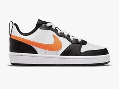 Nike Court Borough 2 Low White Black Orange – BQ5448-115