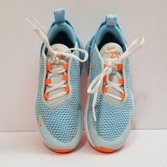 Nike Air Max 270 Glacier Blue Aquarius Blue White Total Orange (PS) Kid Size 12C