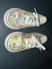 VANS Peanuts Comic Strip Toddler Size 6