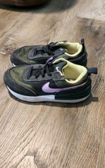 Nike Waffle One Low Light Lemon Twist Lilac DC0479-002 TD Size 10c