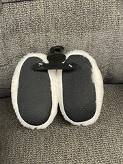 Abominalbal SNOWMAN RUDOLPH THE RED NOSED REINDEER Kids SIZE 5/6 SLIPPER