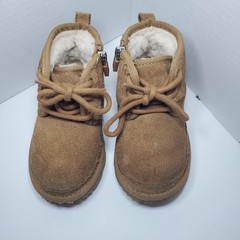 UGG Neumel II Boot Suede 1017320K Chestnut Unisex Children Sz 8 Winter Cozy
