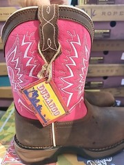 DURANGO LIL‘ REBEL PRO BIG KID’S Brown 2 M Sq Toe DWBT093 NIB Free Shipping