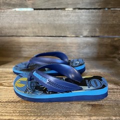 Childrens Kids Havaianas Batman DC Superhero Thong Sandals Flip Flops Size 9 C