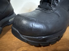Nike Air Max Goadome ACG Triple BLK Leather Hiking Boots 6Y 311567-001 Rainproof