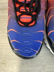 Nike Air Max Plus TN Flame Blue Orange Black Unisex Kids Sneakers 5.5Y