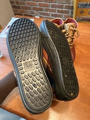 Sperry Top-sider Waterproof Rubber Boots & Bonus Tall Boots Burgundy Beige Sz. 5