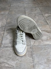 Nike Dunk Low Sail Light Bone GS Shoe Size 5.5Y Gray DD1503-107 Preowned