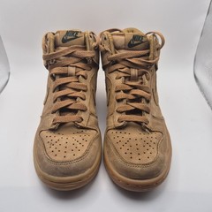 Nike Dunk High Premium Wheat Gum Brown Suede Sneakers Youth Size 5Y Women’s 6.5