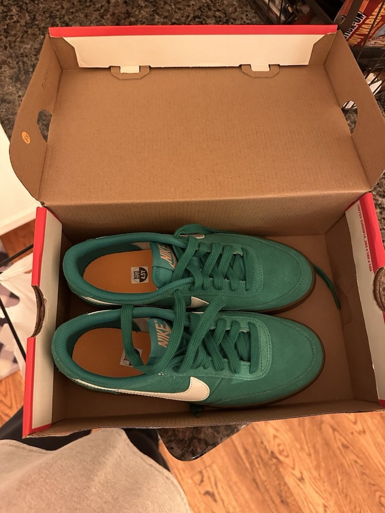 Nike Killshot 2 SDE (GS) Green/White Suede Low-Top Gum Sole Sneaker 4.5Y