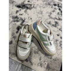 Gola Grandslam Trident Strap Kids Sneakers White Pastel Green Blue Pink US 3