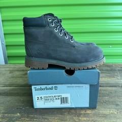Timberland 6in Premium Boot Grey Boots Classic 2.5 Youth New In Box Primaloft
