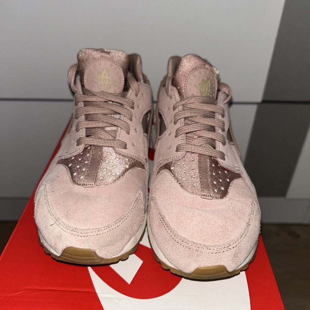 Size 5 (GS) – Nike Huarache Run Low White Pure Platinum