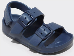Toddler Ade Footbed Open D Toe Hook And Loop Heel Strap Sandals Blue Cat & Jack