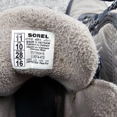 SOREL Boots Toddler Whitney II Short Winter Waterproof Insulated Gray Size 11