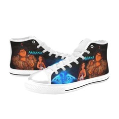 Moana Maui Custom High Top Canvas Sneaker Shoes For Kids