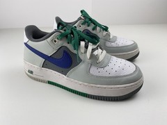 Nike Air Force Kids Size Youth: 6.5Y • Silver/Green/Blue • FB9035—001