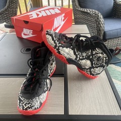 Size 5.5 (GS) – Nike Air Foamposite One High Albino Snakeskin