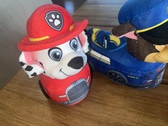 Paw Patrol Marshall & Chase 3D Plush Toddler Boys Slip-on Slippers Sz 7-8 NWT B2
